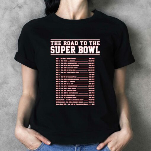 Kansas City Chiefs The Road To The Super Bowl Lvii Shirt