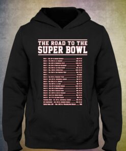 Kansas City Chiefs The Road To The Super Bowl Lvii Shirt 3