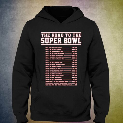 Kansas City Chiefs The Road To The Super Bowl Lvii Shirt