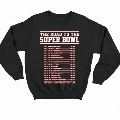 Kansas City Chiefs The Road To The Super Bowl Lvii Shirt