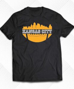 Kansas City Skyline Football Shirt Kansas City Skyline Football Shirt