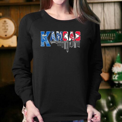 Kansas City Skyline Sport Teams Logo Shirt