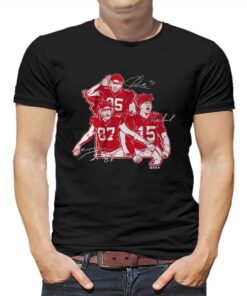Kansas City Star Collage Patrick Mahomes Travis Kelce And Chris Jones Shirt Kansas City Star Collage Patrick Mahomes Travis Kelce And Chris Jones Shirt