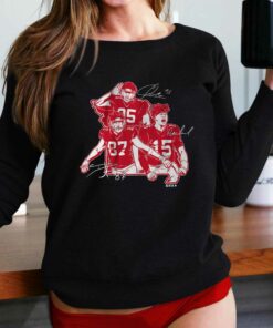 Kansas City Star Collage Patrick Mahomes Travis Kelce And Chris Jones Shirt Kansas City Star Collage Patrick Mahomes Travis Kelce And Chris Jones Shirt