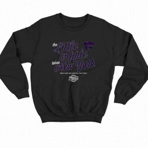 Kansas State Basketball The Little Apple Takes New York T-shirt