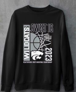 Kansas State Wildcats 2023 Ncaa Men's Basketball Tournament March Madness Sweet 16 T-shirt 3 Kansas State Wildcats 2023 Ncaa Mens Basketball Tournament March Madness Sweet 16 T shirt 4