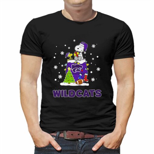 Kansas State Wildcats Snoopy Christmas Shirt Hoodie Sweater