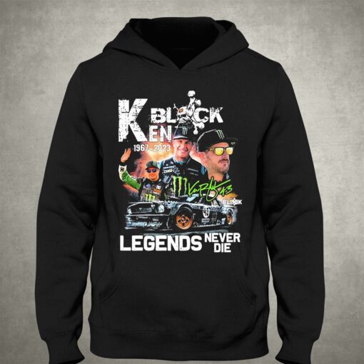 Ken Block 1967-2023 Legend Never Die Signatures Shirt