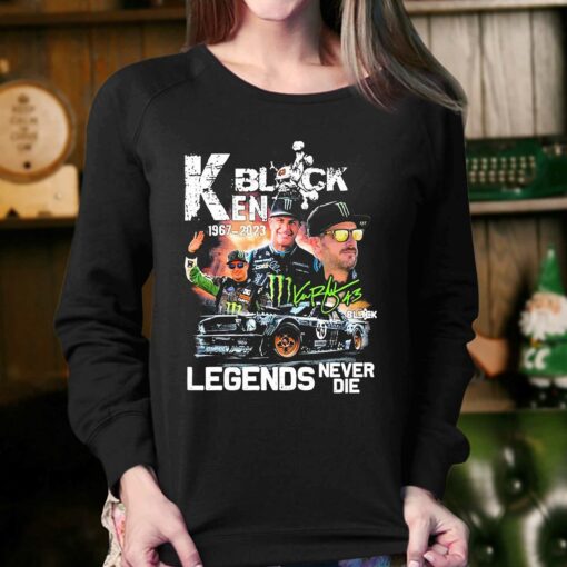 Ken Block 1967-2023 Legend Never Die Signatures Shirt