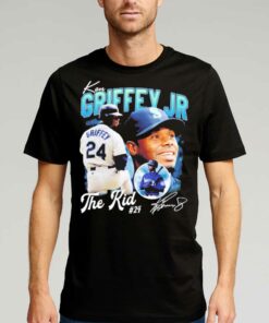 Ken Griffey Jr The Kid Basketball Legend Signature Vintage T-shirt Ken Griffey Jr The Kid Basketball Legend Signature Vintage T-shirt