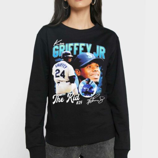 Ken Griffey Jr The Kid Basketball Legend Signature Vintage T-shirt