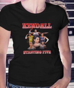 Kendall Jenner Team Starting Five T Shirt Kendall Jenner Team Starting Five T Shirt