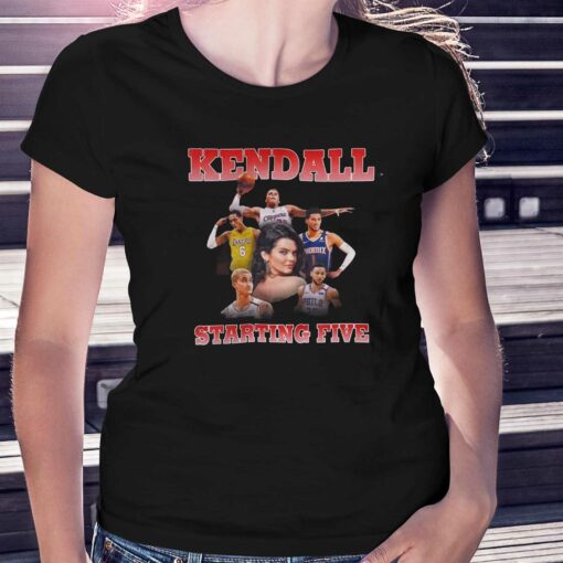 Kendall Jenner Team Starting Five T Shirt