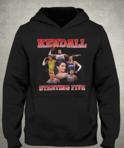 Kendall Jenner Team Starting Five T Shirt 2 Kendall Jenner Team Starting Five T Shirt 3