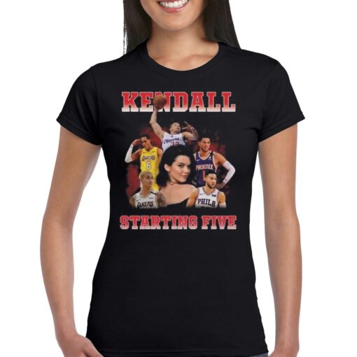 Kendall Starting Five Shirt Loahaddian Kendall Jenner Team Shirt