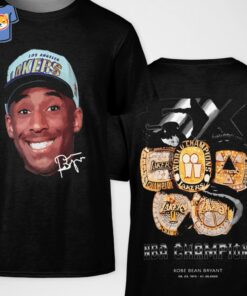 Kobe 5 X Champs Shirt Kobe 5 X Champs Shirt