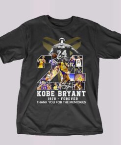Kobe Bryant 1978 Forever Thank You For The Memories T shirt 1