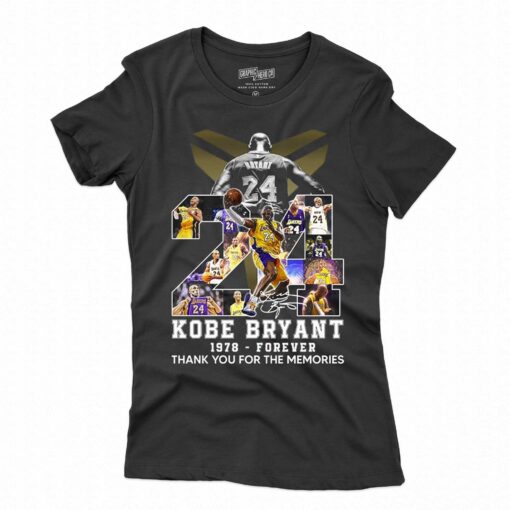 Kobe Bryant 1978 – Forever Thank You For The Memories T-shirt