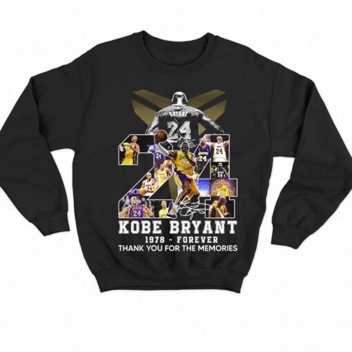 Kobe Bryant 1978 – Forever Thank You For The Memories T-shirt