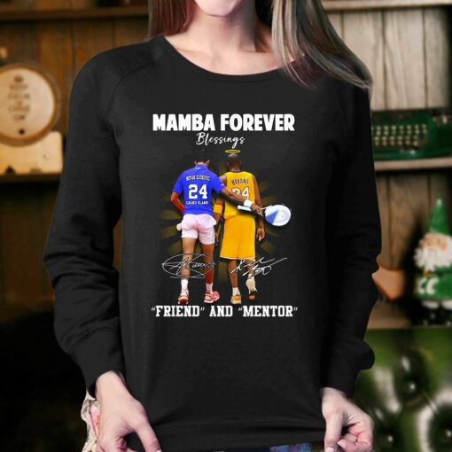 Kobe Bryant Novak Djokovic Mamba Forever Friend And Mentor Blessings T-shirt