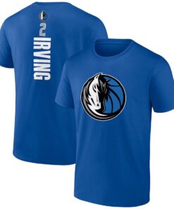 Kyrie Irving Dallas Mavericks Fanatics Branded Playmaker Name Number T-shirt 2 Kyrie Irving Dallas Mavericks Fanatics Branded Playmaker Name Number T shirt 3