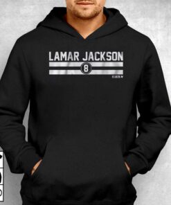 Lamar Jackson Name Number Stripe Shirt 2 Lamar Jackson Name Number Stripe Shirt 3