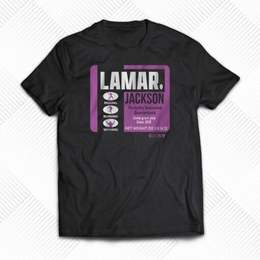 Lamar Jackson Perfectly Seasoned Shirt