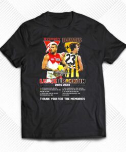 Lance Franklin 2005-2023 Thank You For The Memories Signature Shirt