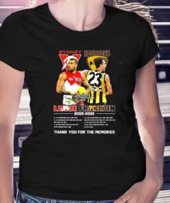 Lance Franklin 2005-2023 Thank You For The Memories Signature Shirt