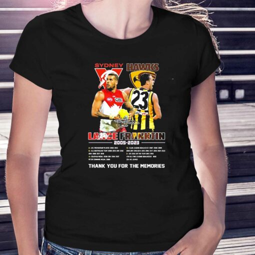 Lance Franklin 2005-2023 Thank You For The Memories Signature Shirt