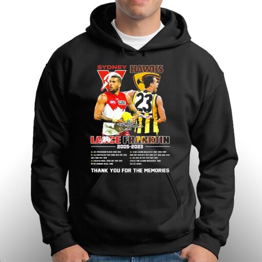 Lance Franklin 2005-2023 Thank You For The Memories Signature Shirt