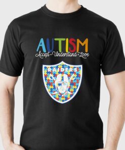 Las Vegas Raiders Nfl Autism Awareness Accept Understand Love Shirt Las Vegas Raiders Nfl Autism Awareness Accept Understand Love Shirt