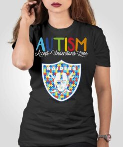 Las Vegas Raiders Nfl Autism Awareness Accept Understand Love Shirt Las Vegas Raiders Nfl Autism Awareness Accept Understand Love Shirt