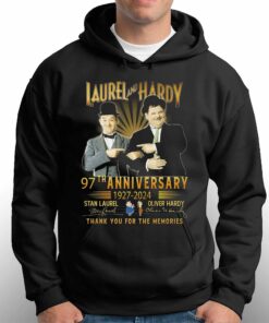 Laurel And Hardy 97th Anniversary 1927 – 2024 Thank You For The Memories T-shirt 2 Laurel And Hardy 97th Anniversary 1927 2024 Thank You For The Memories T shirt 3