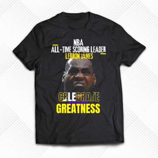 Lebron James All Time Scoring Mvp Nba Basketball T Shirt