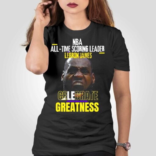 Lebron James All Time Scoring Mvp Nba Basketball T Shirt