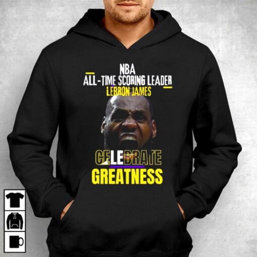 Lebron James All Time Scoring Mvp Nba Basketball T Shirt