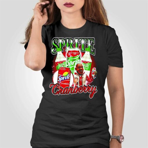 Lebron James Cartoon Sprite Cranberry Shirt