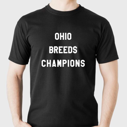 Lebron James Ohio Breeds Champions Shirt