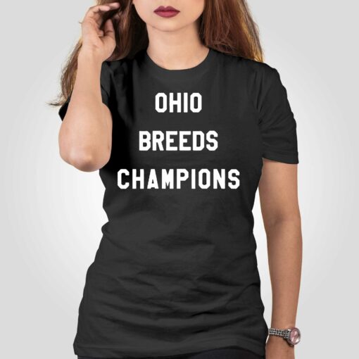 Lebron James Ohio Breeds Champions Shirt