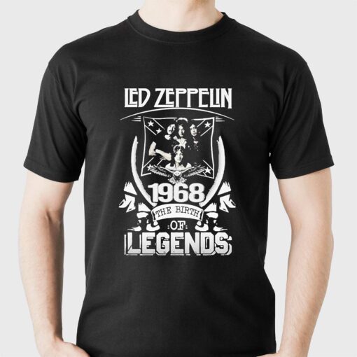 Led Zeppelin 1968 The Birth Of Legends T-shirt