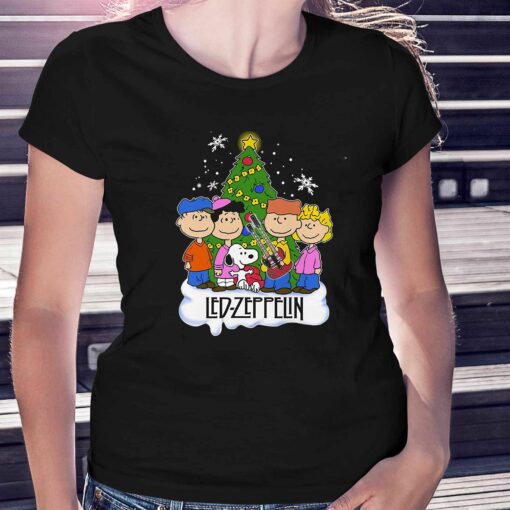 Led Zeppelin Snoopy Peanuts Christmas Shirt Hoodie Sweater