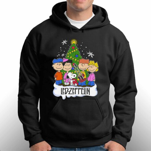 Led Zeppelin Snoopy Peanuts Christmas Shirt Hoodie Sweater