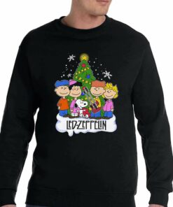 Led Zeppelin Snoopy Peanuts Christmas Shirt Hoodie Sweater 4