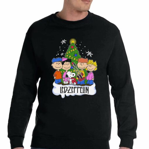 Led Zeppelin Snoopy Peanuts Christmas Shirt Hoodie Sweater