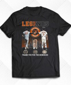 Legends Baltimore Orioles Palmer And Robinson Thank You For The Memories T-shirt Legends Baltimore Orioles Palmer And Robinson Thank You For The Memories T-shirt