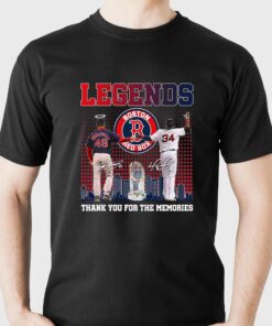 Legends Boston Red Sox Thank You For The Memories T-shirt Legends Boston Red Sox Thank You For The Memories T-shirt