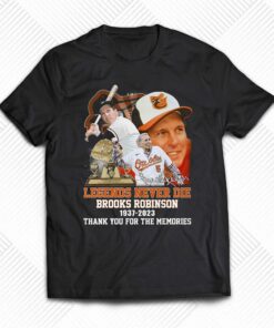 Legends Never Die Brooks Robinson 1937 – 2023 Thank You For The Memories T-shirt Legends Never Die Brooks Robinson 1937 – 2023 Thank You For The Memories T-shirt