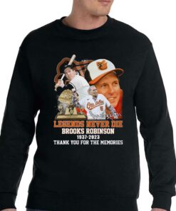 Legends Never Die Brooks Robinson 1937 – 2023 Thank You For The Memories T-shirt 3 Legends Never Die Brooks Robinson 1937 2023 Thank You For The Memories T shirt 4