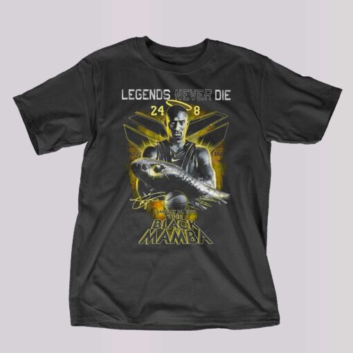 Legends Never Die January 26 2020 The Black Mamba T-shirt